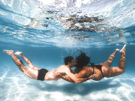 photo grossesse aquatique côte d'azur